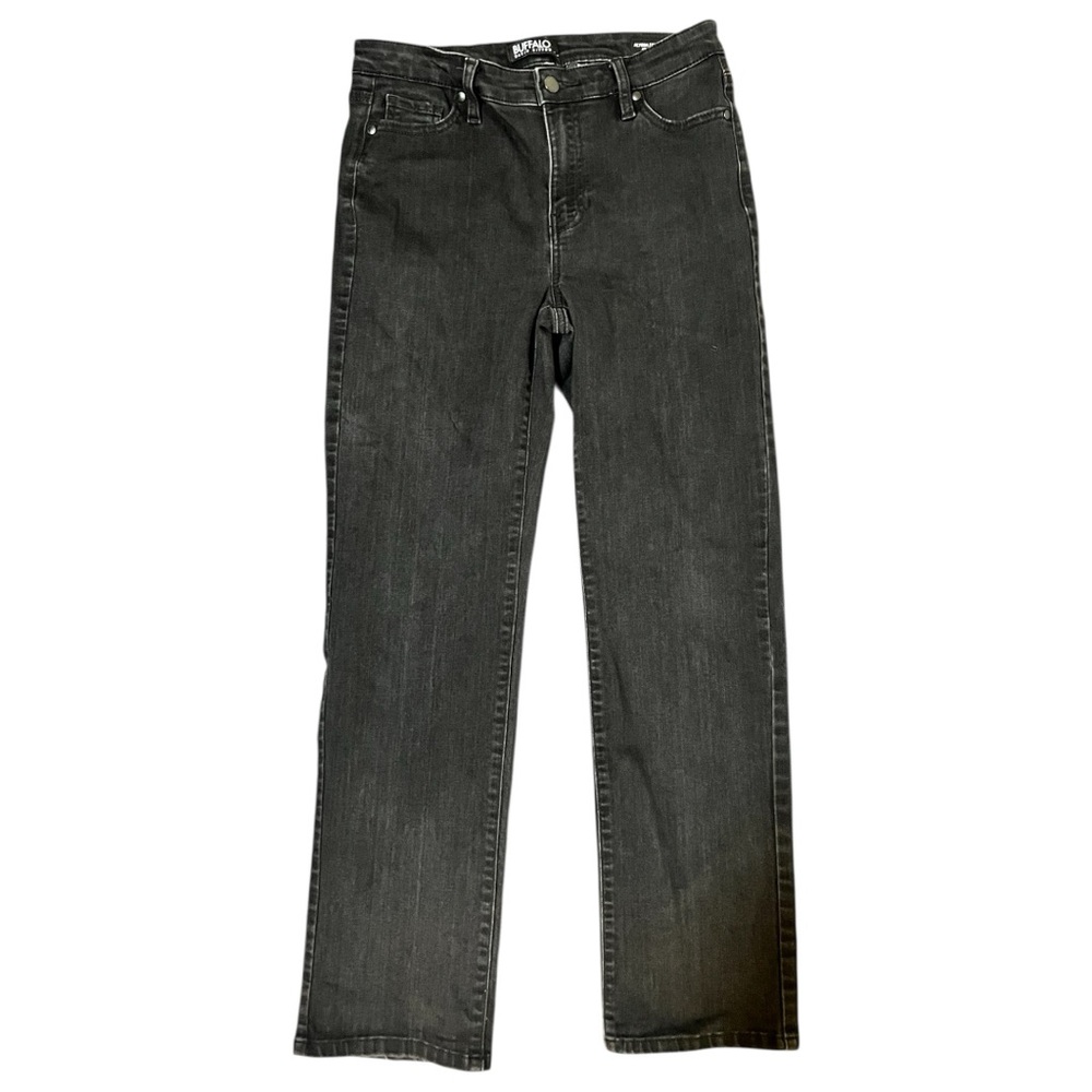 Buffalo Alyssa High Rise Straight Leg Black Jeans 4 / 27
